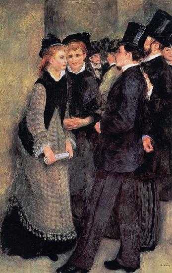 Pierre-Auguste Renoir La sortie de Conservatorie France oil painting art